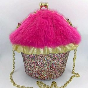 Betsy Johnson Crossbody Trolls Cupcake Purse